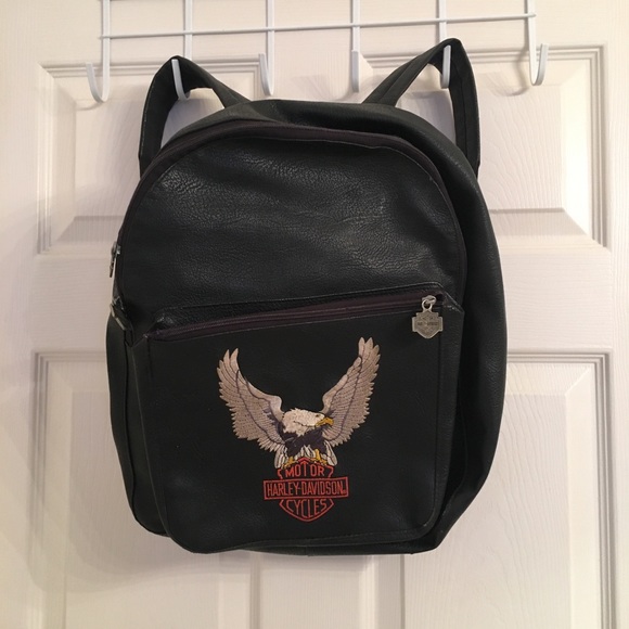 Harley Davidson Handbags - Harley Davidson backpack Black purse